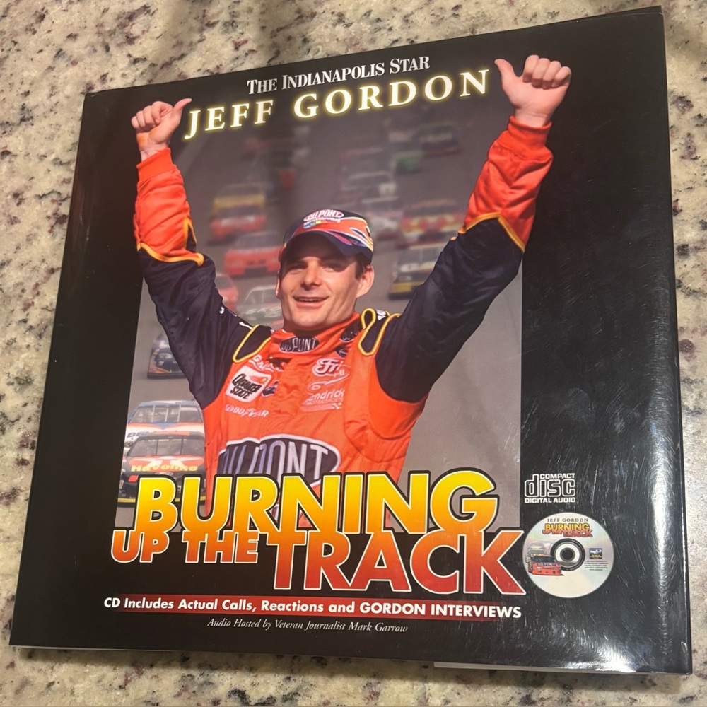 Jeff Gordon Burning Up The Track